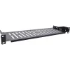 InLine 19 Zoll Fachboden, 150 mm, 10 kg, 1U, RAL 9005 schwarz