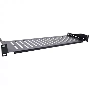 InLine 19 Zoll Fachboden, 150 mm, 10 kg, 1U, RAL 9005 schwarz