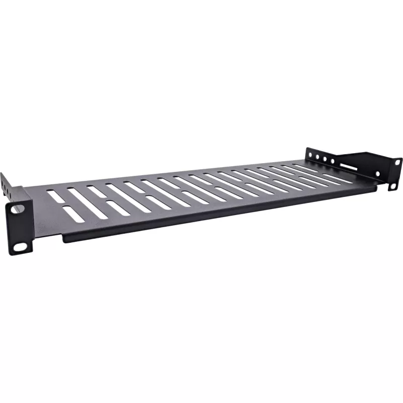 InLine 19 Zoll Fachboden, 150 mm, 10 kg, 1U, RAL 9005 schwarz