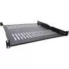 InLine 19-Zoll-Fachboden, 450 mm, 50 kg, 1HE, RAL 9005 schwarz