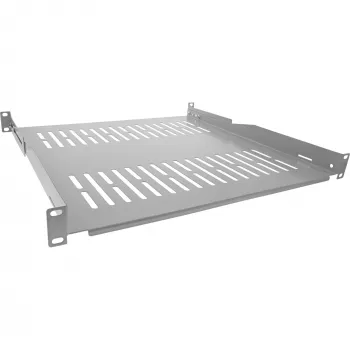 InLine 19-Zoll Fachboden, 450 mm, 50 kg, 1HE, RAL 7035 grau