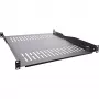 InLine 19 Zoll Fachboden, 550 mm, 50 kg, 1U, RAL 9005 schwarz