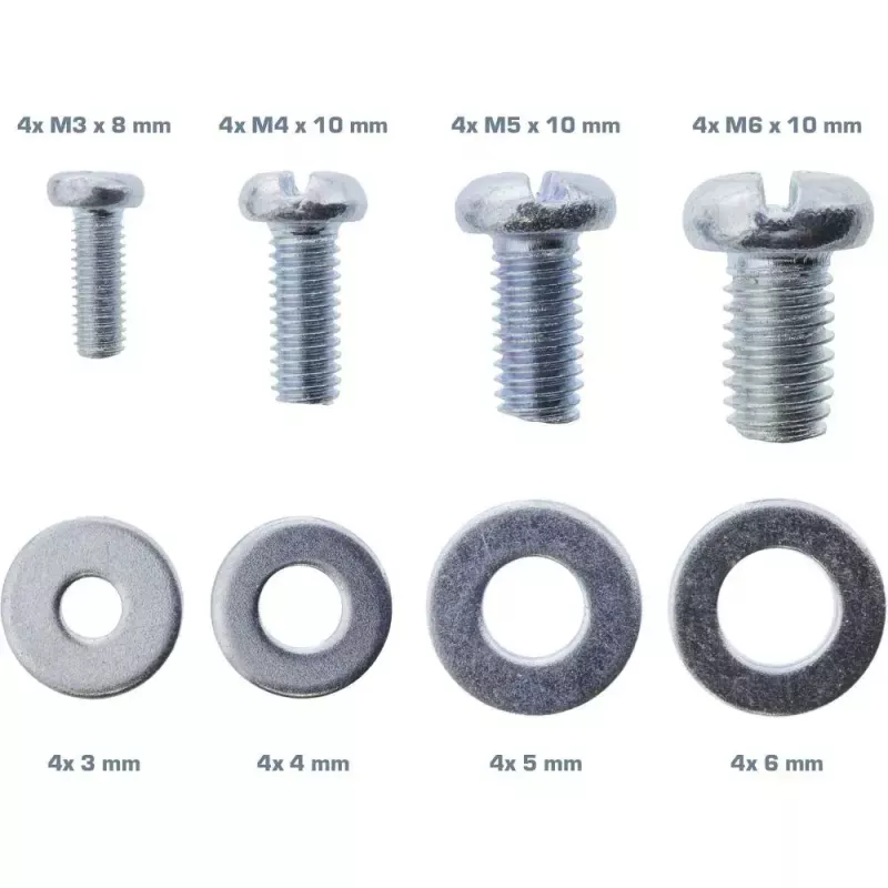 InLine Schraubenset 32-teilig für Beamerhalterungen