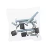 InLine 8-tlg. Schraubenset 4x M8x20mm/M8x50mm/4x 15mm Abstandshalter für Wandhalterung
