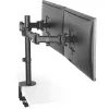 InLine Desktop-Halterung, für 2x TFT/LCD/LED bis 68 cm (27 Zoll), max. 2x8 kg
