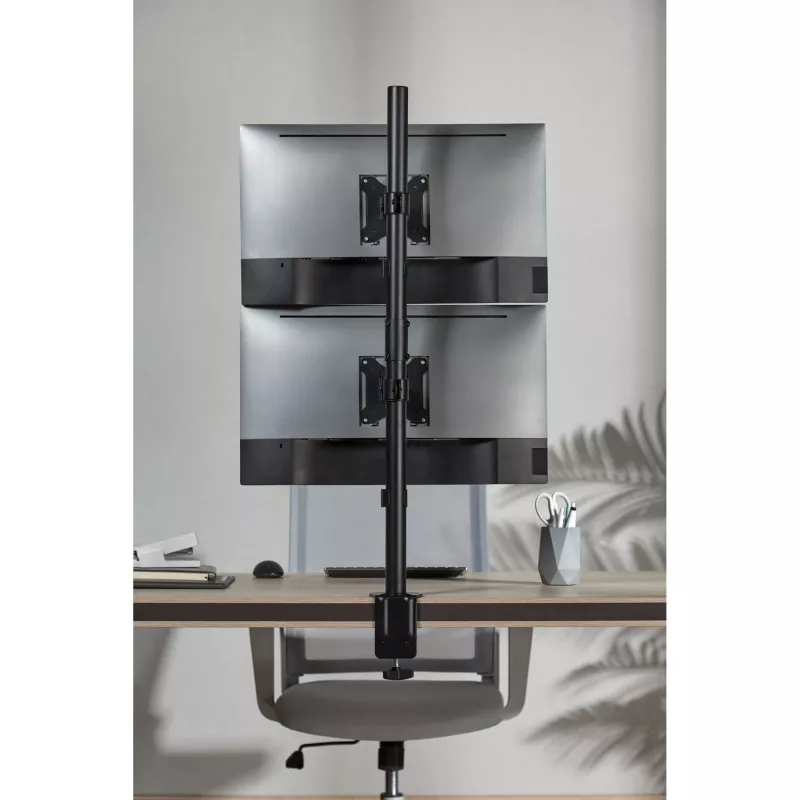 InLine Tischhalterung für 2x TV/LED/TFT-Display bis 81cm 32 Zoll max. 9kg