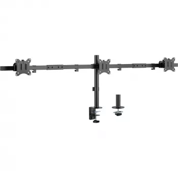 InLine Schreibtischhalterung für 3x TV / LED / TFT Display bis 81cm 32 Zoll max. 7kg