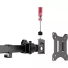 InLine Schreibtischhalterung für 3x TV / LED / TFT Display bis 81cm 32 Zoll max. 7kg