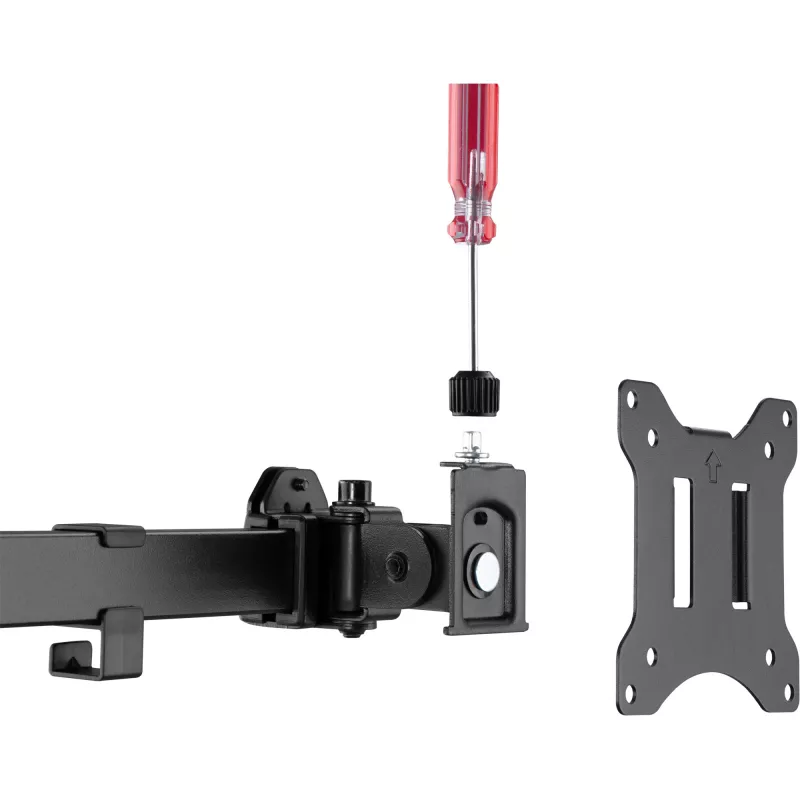 InLine Schreibtischhalterung für 3x TV / LED / TFT Display bis 81cm 32 Zoll max. 7kg