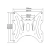 InLine Wandhalterung für TFT 58-107cm 23 - 42 Zoll max. 30kg