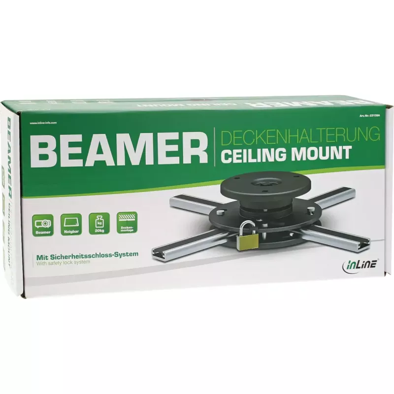 InLine Wandhalterung Projektor / Beamer max. 20kg