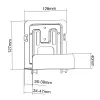 Passive Halterung InLine 23152B für Media-Streaming-Box 26-39mm