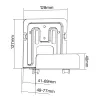 Passiver Halter InLine 23152C für Media-Streaming-Boxen 41-69mm