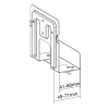 Passiver Halter InLine 23152C für Media-Streaming-Boxen 41-69mm