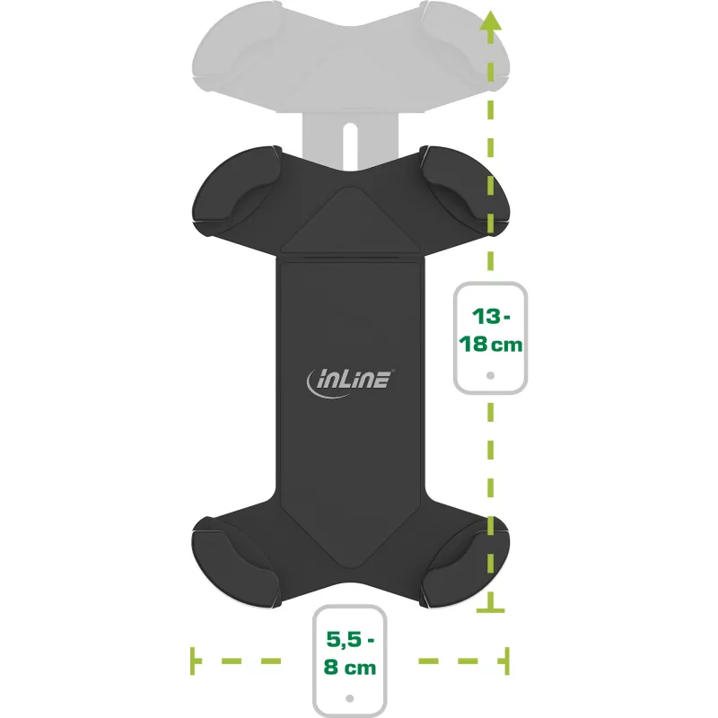 Passive Halterung InLine One Click Easy 3 Drive & Ride Set