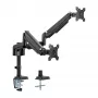 InLine Tischhalterung mit Lift für zwei Monitore bis 82 cm (32 Zoll), 9 kg