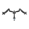 InLine Tischhalterung mit Lift für zwei Monitore bis 82 cm (32 Zoll), 9 kg