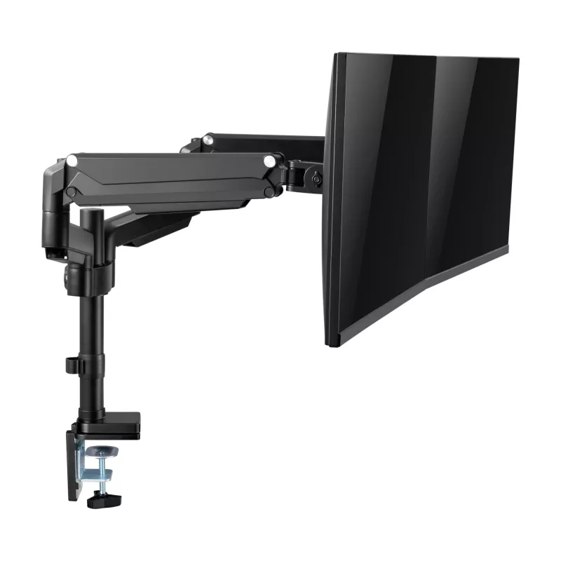 InLine Tischhalterung mit Lift für zwei Monitore bis 82 cm (32 Zoll), 9 kg