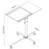InLine Trolley für Notebook und Projektor, Höhe 70–90 cm