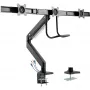 InLine Desktop-Montage mit Lifter und USB3.0, beweglich, für 3 Displays bis 27 Zoll