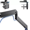 InLine Desktop-Montage mit Lifter und USB3.0, beweglich, für 3 Displays bis 27 Zoll