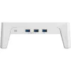 InLine Monitor Platform+, 2x USB 3.2 Gen1 und QC3-Ladung, 80mm, max. 15kg