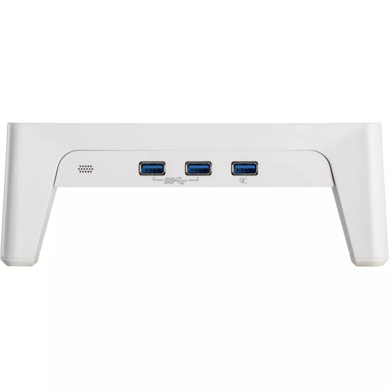 InLine Monitor Platform+, 2x USB 3.2 Gen1 und QC3-Ladung, 80mm, max. 15kg