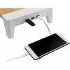 InLine Monitor Platform+, 2x USB 3.2 Gen1 und QC3-Ladung, 80mm, max. 15kg