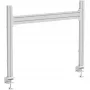 InLine 23181F Slatwall-Tischmontagepanel Aluminium 1 m mit 2 Stützen 0,86 m