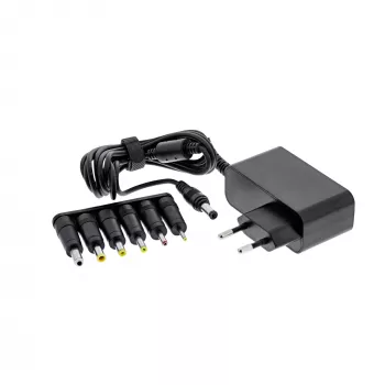 InLine Universal-Netzteil, 12 V / 24 W mit 6 austauschbaren Steckern