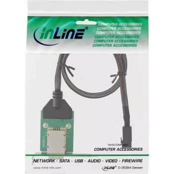 InLine SAS HD Low-Profile-Adapterhalterung ext. SFF-8088 / int. SFF-8643 0,75 m