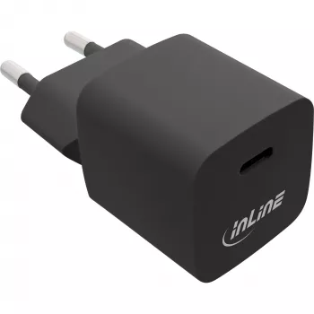 InLine USB-Ladegerät Single USB-C, Power Delivery, PPS, 33W, schwarz