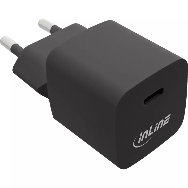 InLine USB-Ladegerät Single USB-C, Power Delivery, PPS, 33W, schwarz