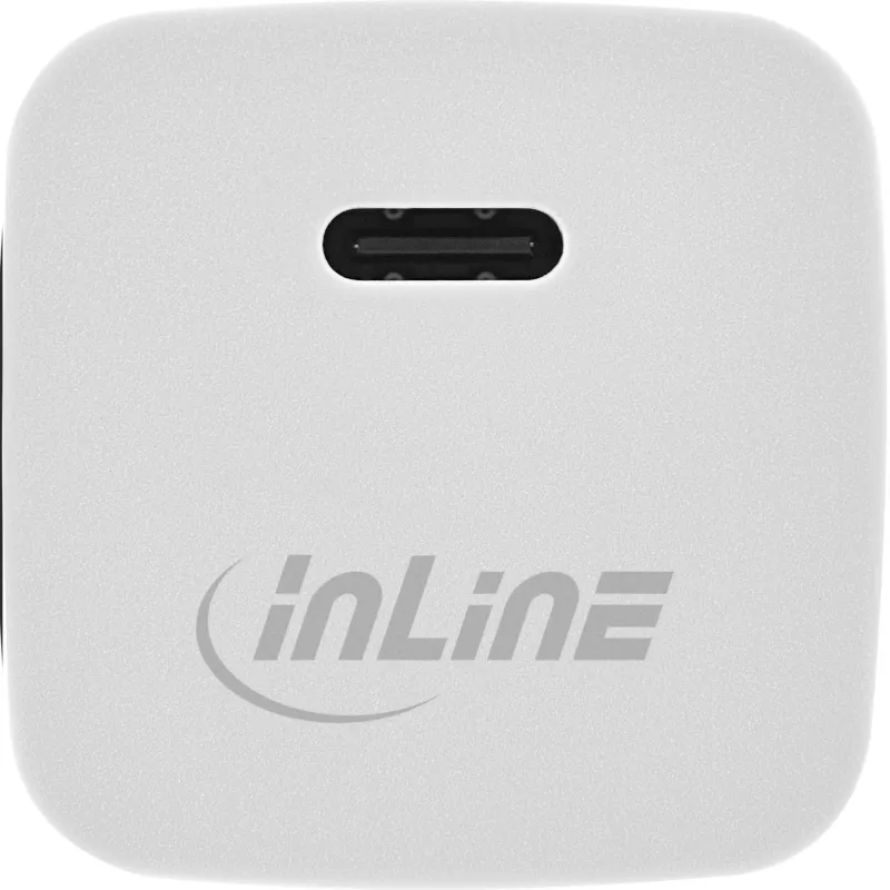 USB-Ladegerät InLine 31501C Single USB-C 33W Power Delivery PPS Weiß