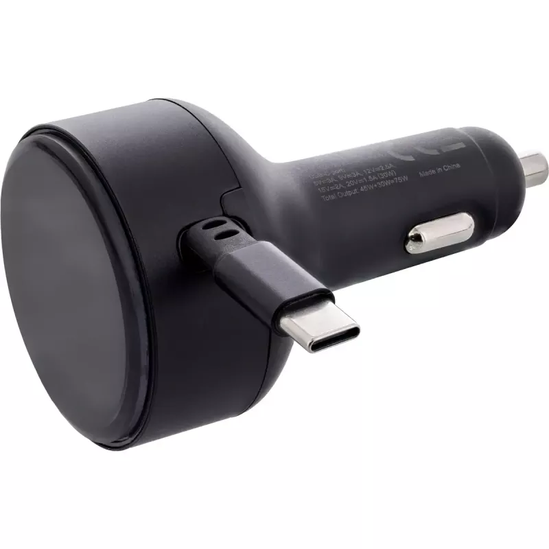 InLine 31502R mobiles Ladegerät Universal Schwarz Zigarettenanzünder Schnellladung Auto