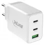 InLine mobiles Ladegerät 31506E — Universelles AC-Schnellladegerät für den Innenbereich, 100–240 V Eingang, bis zu 20 V/5 A Ausgang, 1x USB-A, 2x USB-C, Weiß