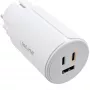 InLine USB PD Netzteil, GaN-Ladegerät, 3-Port, Dual-USB-C + USB-A, 65W, weiß