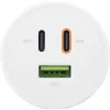 InLine USB PD Netzteil, GaN-Ladegerät, 3-Port, Dual-USB-C + USB-A, 65W, weiß
