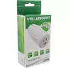 InLine USB PD Netzteil, GaN-Ladegerät, 3-Port, Dual-USB-C + USB-A, 65W, weiß