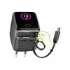 InLine USB-Netzteil, 70 W, GaN, USB-C PD + USB-A QC, Kabel 60 cm, schwarz