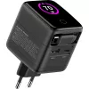 InLine USB-Netzteil, 70 W, GaN, USB-C PD + USB-A QC, Kabel 60 cm, schwarz