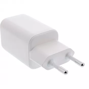 InLine USB-Netzteil, Ladegerät USB-A + USB-C, 33W, PD + QC, weiß