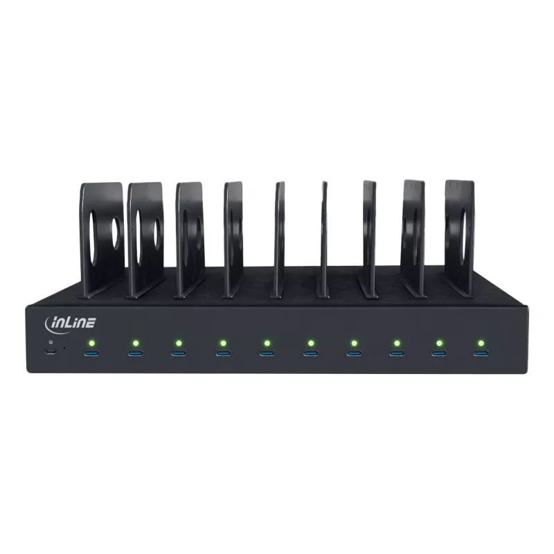 InLine 31516B mobiles Geräteladegerät Universal Schwarz AC Schnellladung Innenbereich