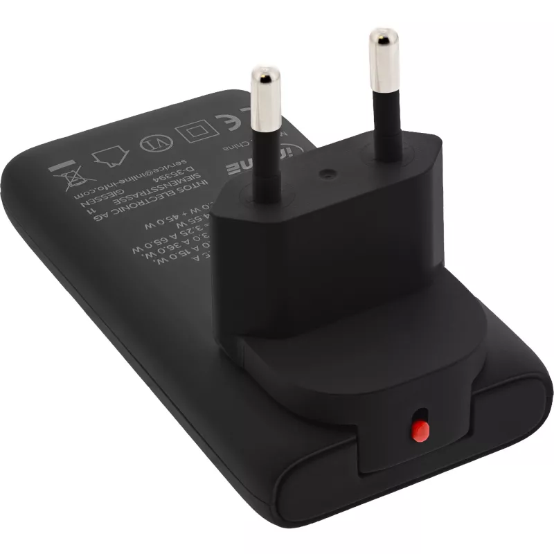 USB-Netzteil Ladegerät InLine 31519B Dual USB-C 65W Netzadapter mit zwei USB-C-Anschlüssen
