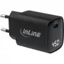 InLine USB PD Netzteil, GaN-Ladegerät, 1-Port, USB-C, 45W, mit Anzeige