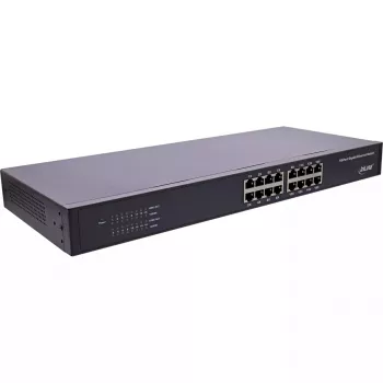 InLine Gigabit Netzwerk-Switch 16-Port, 1Gb/s, 19 Zoll 1U, lüfterlos
