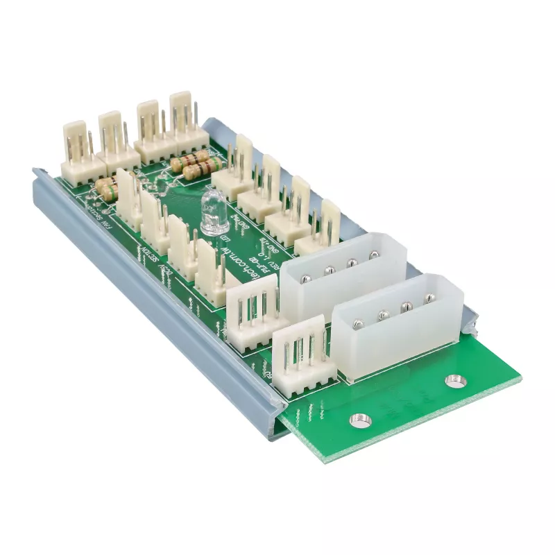 InLine Multi Port Panel 2x Molex 4 Pin auf 12 x 3 Pin Lüfteranschluss für 12 Lüfter