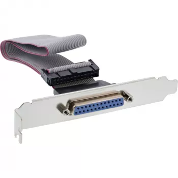 InLine Slotblende DB25-Buchse / 26-Pin-Header 0,34 m, Bulk