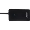 InLine USB 2.0 4-Port Hub, Typ-A-Stecker auf 4x Typ-A-Buchse, schwarz, 30 cm