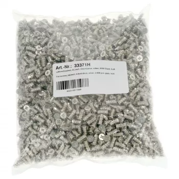 InLine Lüfterschrauben 5,0x10,0mm silber 2.000 Stück Packung